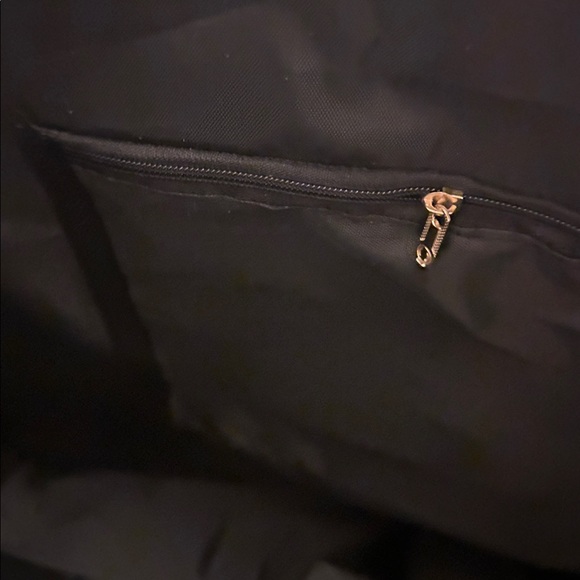 Checkered Brown Duffel Bag Approx 22x14 NWOT - Picture 7 of 7